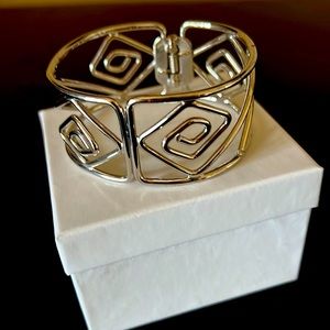 Stainless Hinged Cuff Bracelet